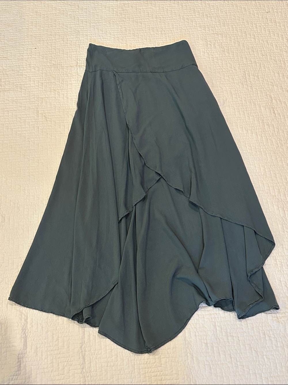 O'Neill Dark Teal Asymmetrical Flowy Skirt Size M